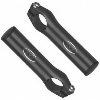 Рога на руль KWL-25, алюминиевые черные Рога на руль KWL-25, алюминиевые черные