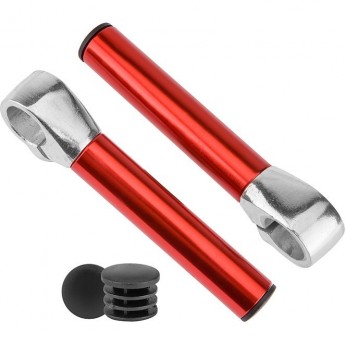 Рога на руль KWL-3 прямые алюминиевые красные Рога на руль KWL-3 прямые алюминиевые красные